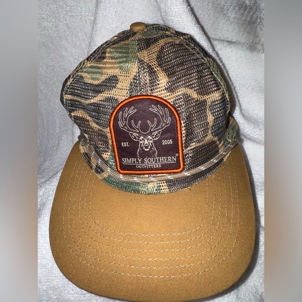 Simply Southern Camouflage and Tan Hat